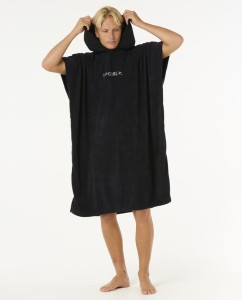 Poncho Rip Curl 2025 Brand Hooded Towel BkGrey