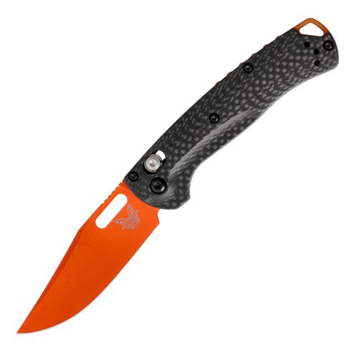 Benchmade - Nóż składany 15533OR-01 Mini Taggedout - CPM MagnaCut - Pomarańczowy/Czarny