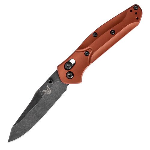 Benchmade - Nóż składany EDC Mini Osborne - Axis Lock - CPM MagnaCut - Miedziany