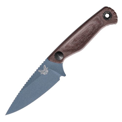 Benchmade - Nóż survivalowy EDC Dacian - Spear Point - Canvas Micarta - CPM MagnaCut - Brązowy