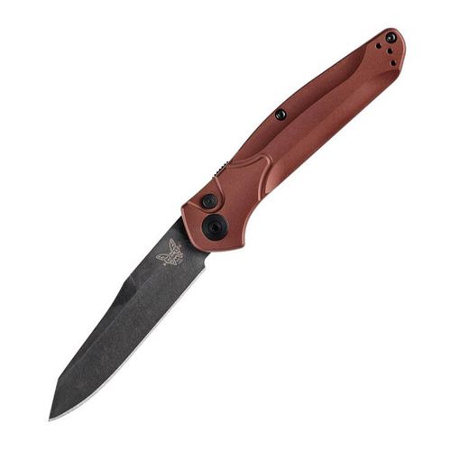 Benchmade - Nóż taktyczny składany 9400BK-03 Auto Osborne - CPM MagnaCut - Czarny/Zielony