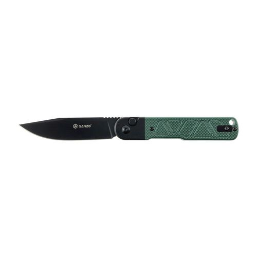 Ganzo - Nóż składany EDC G767-PT-GB - 9CR14 - Czarny / Zielony