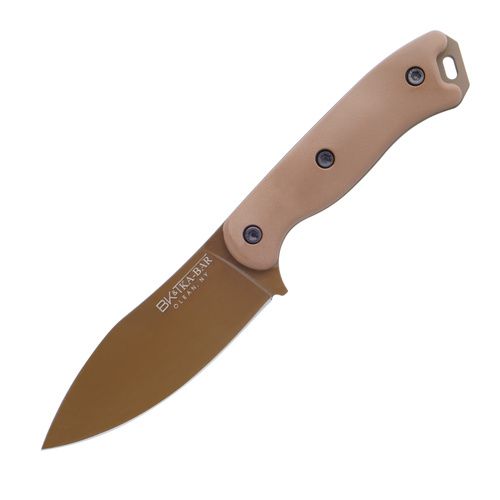Ka-Bar - Nóż survivalowy Becker Nessmuk - 1095 Cro-Van - Desert Tan