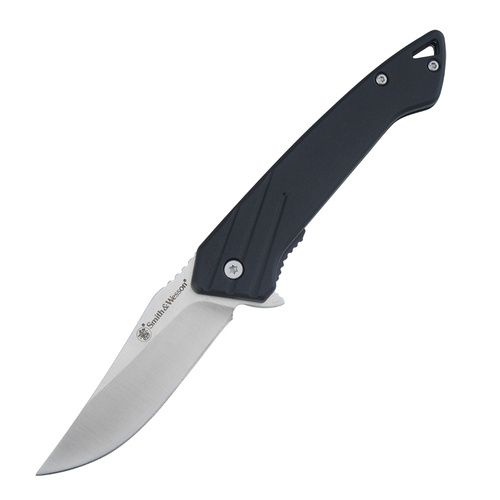 Smith&Wesson - Nóż składany Black Ops Recurve Folder - 7Cr - Czarny
