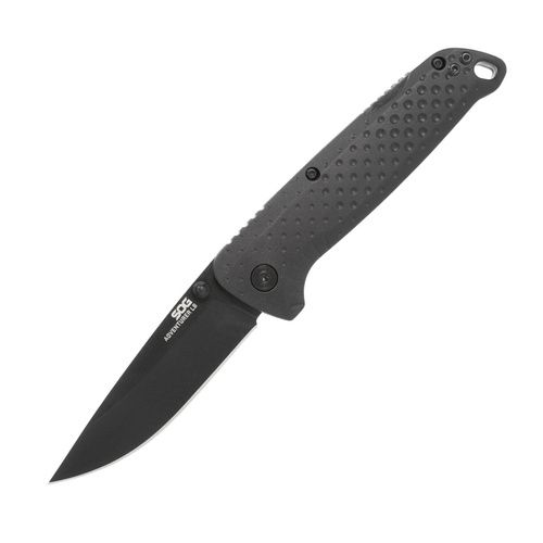 SOG - Nóż składany EDC Adventurer LB - 5Cr15MoV - Czarny